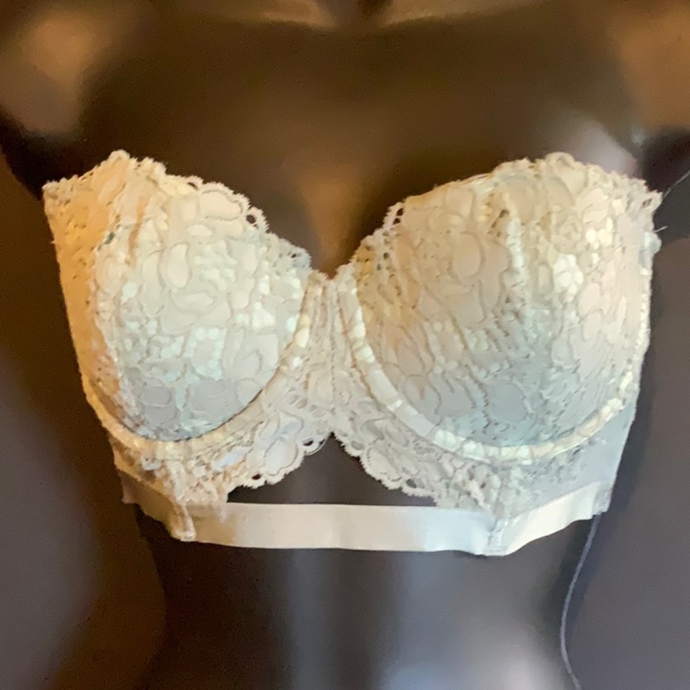 Victoria Secret Bra Lace Green 32DD Very Sexy #E11 - Picture 1 of 10